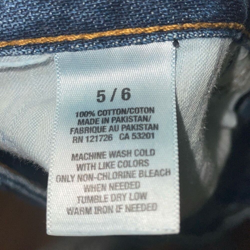 Aeropostale women teen juniors blue medium denim jean short shorts size 5/6 - Picture 9 of 9